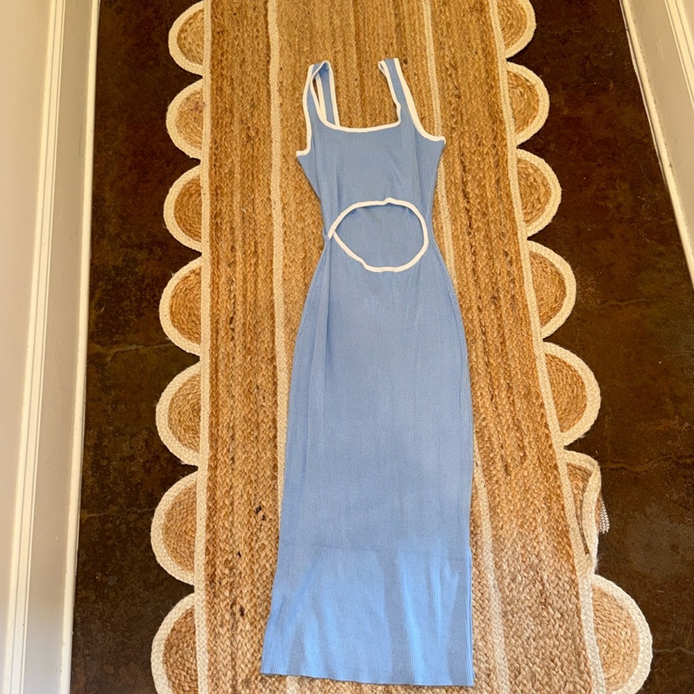 Blue dress